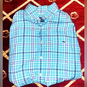 Vineyard Vines Plaid Button Down
